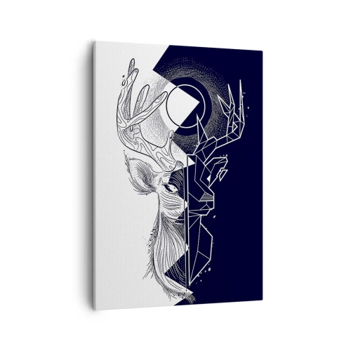 Vászonkép - Az ellentétek harca és egysége - 50x70 cm