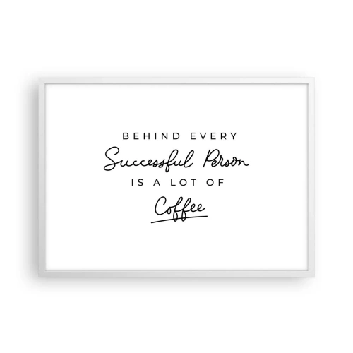 Poszter fekete keretben - A siker titka - 70x50 cm