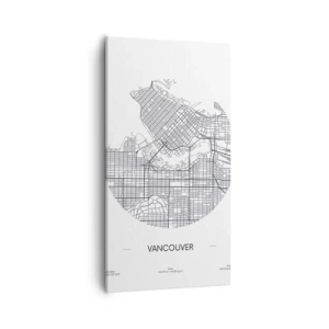 Vászonkép - Vacouver anatómiája - 55x100 cm