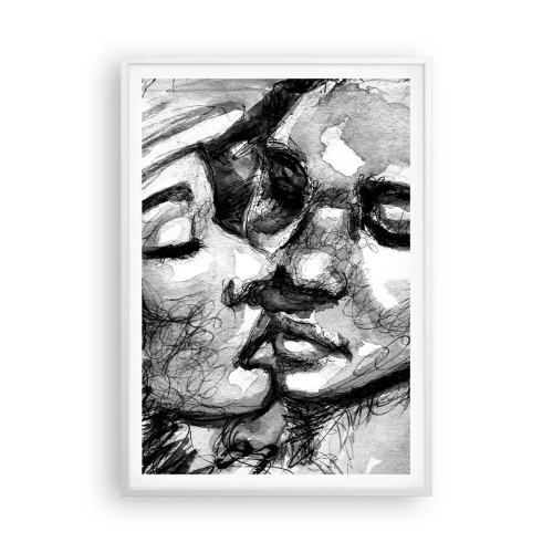 Poszter fekete keretben - Egy érzelmes pillanat - 70x100 cm