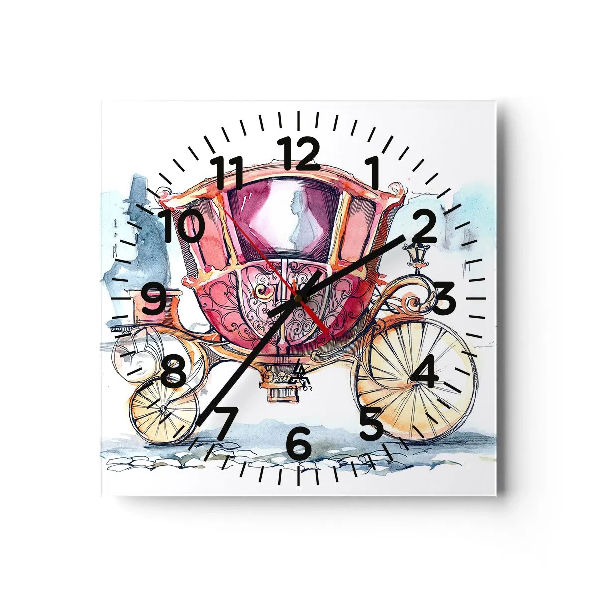 Falióra, Óra - Esküvőre vagy bálba? - 30x30 cm