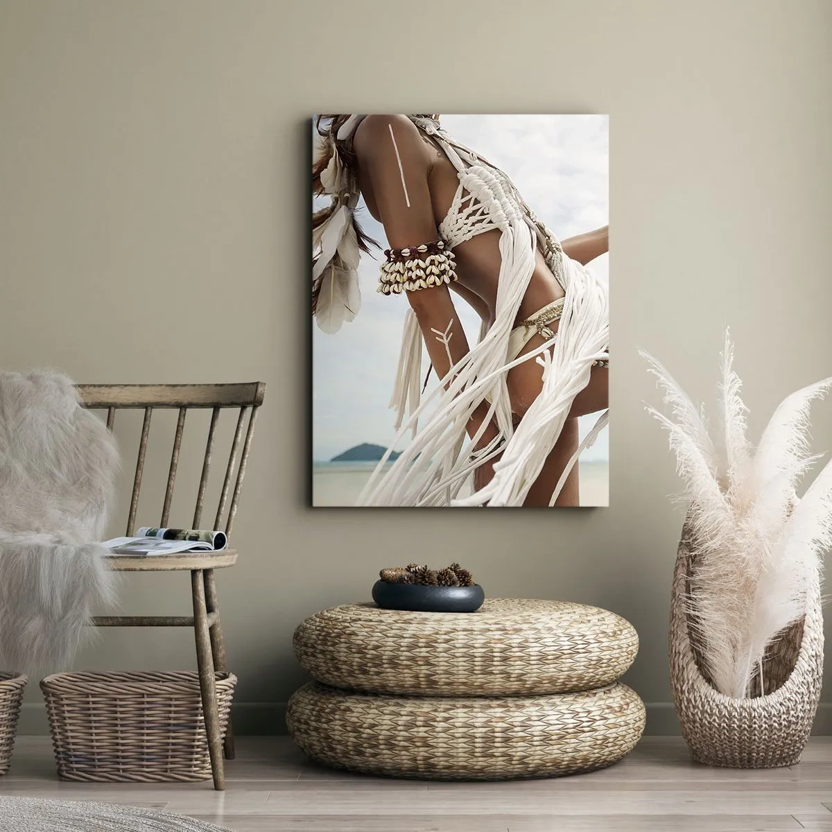 Vászonkép - A nap papnője - 70x100 cm