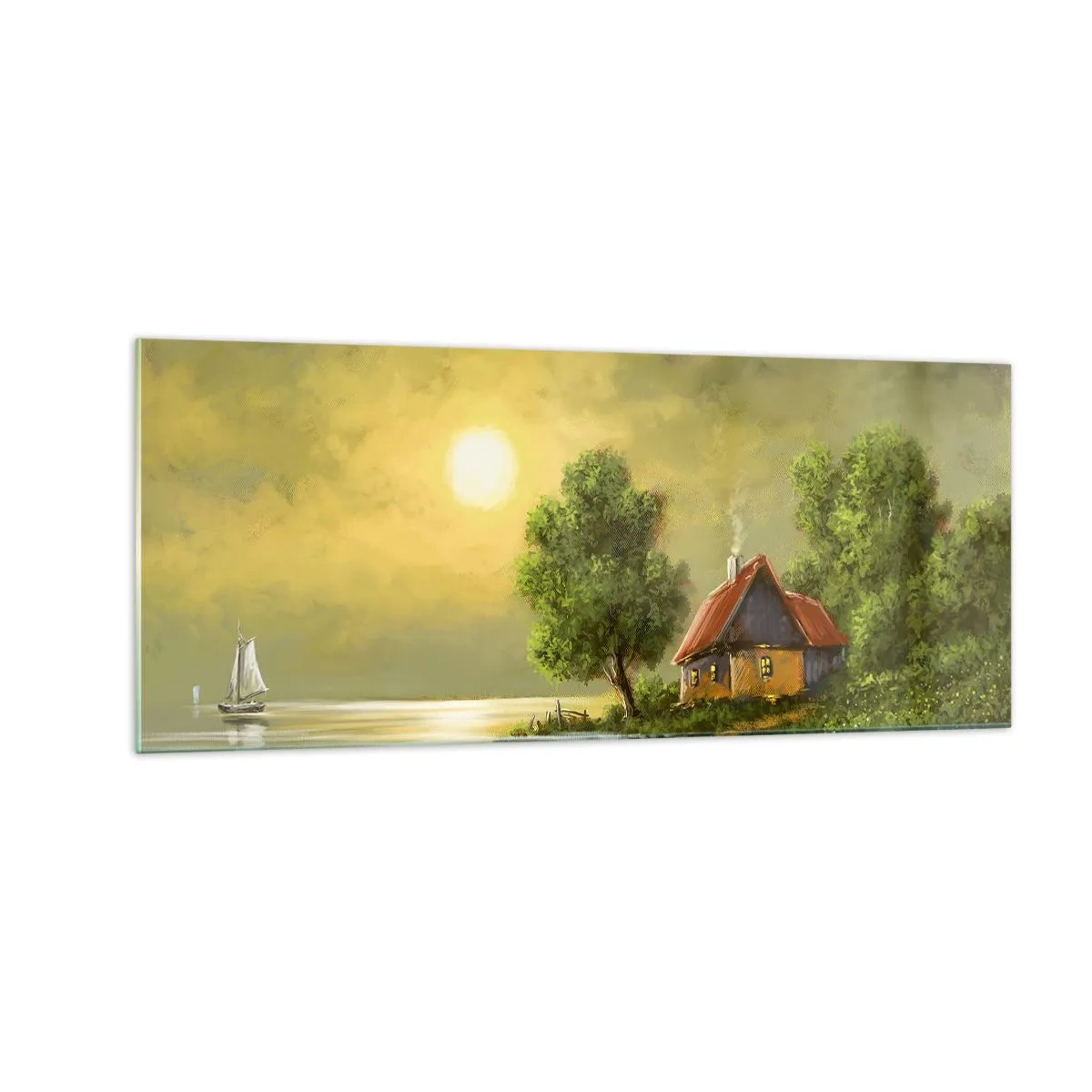 Üveg kép - Gyönyörű, mint egy képen - 100x40 cm