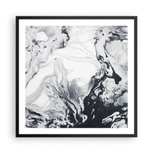 Poszter fehér keretben - A Föld belseje - 60x60 cm