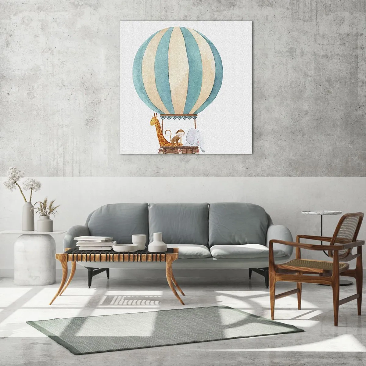 Üveg kép - Fantasztikus utazás - 50x50 cm