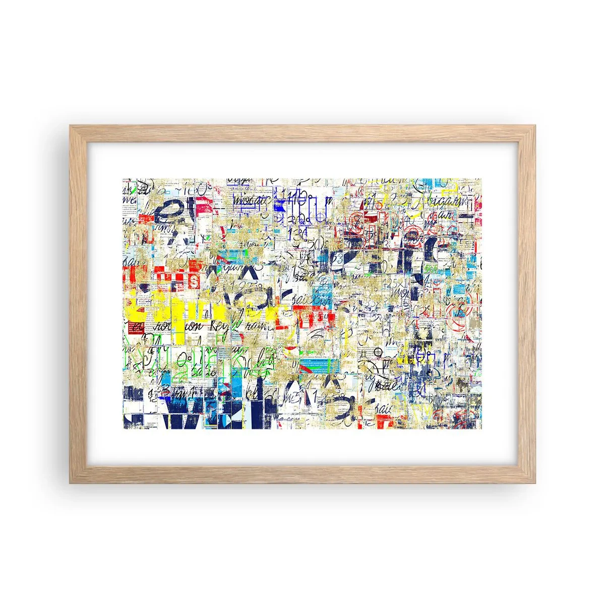 Poszter világos tölgy keretben - Egyszerűen tetszik a szemnek - 40x30 cm