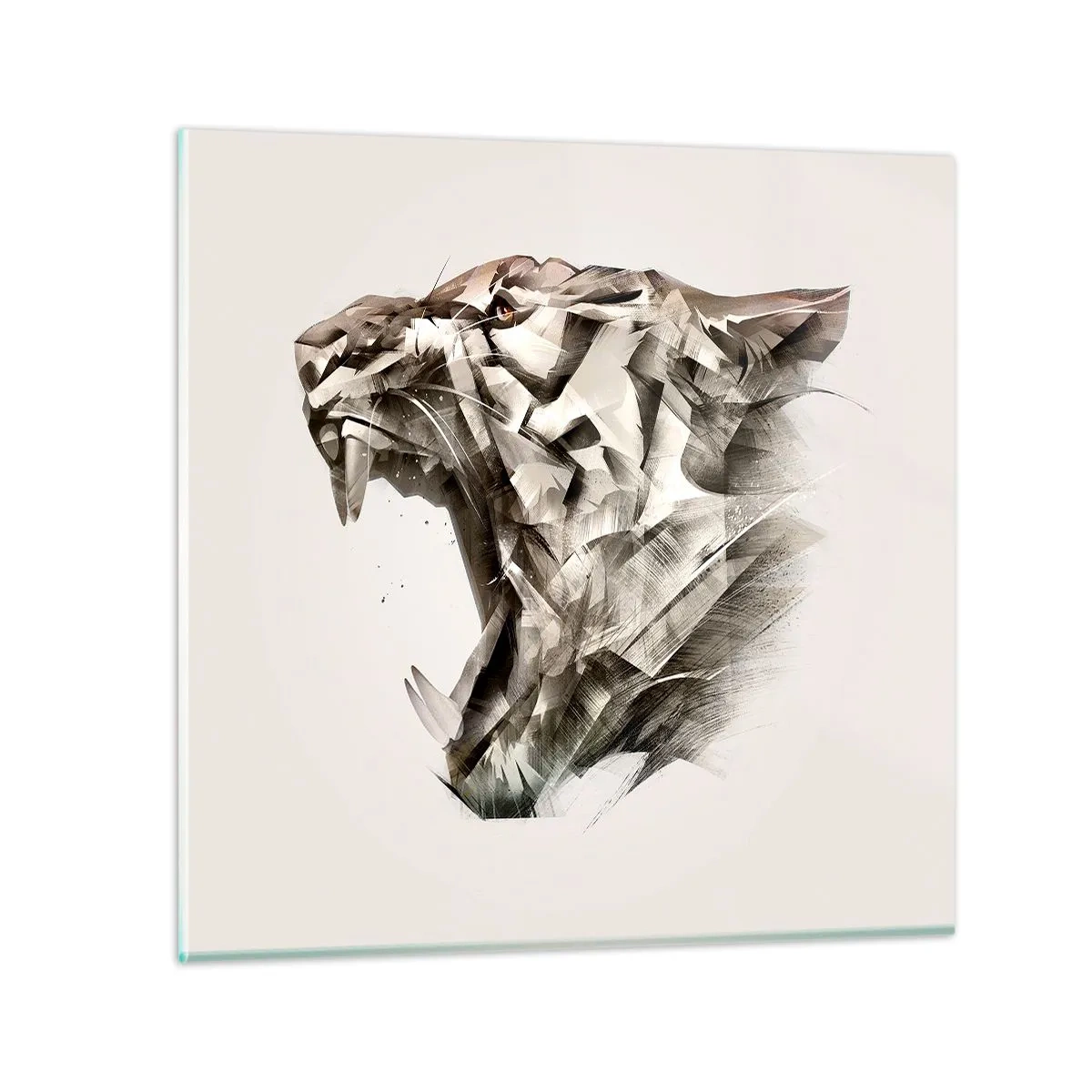 Üveg kép - Már tudod, ki a főnök - 40x40 cm