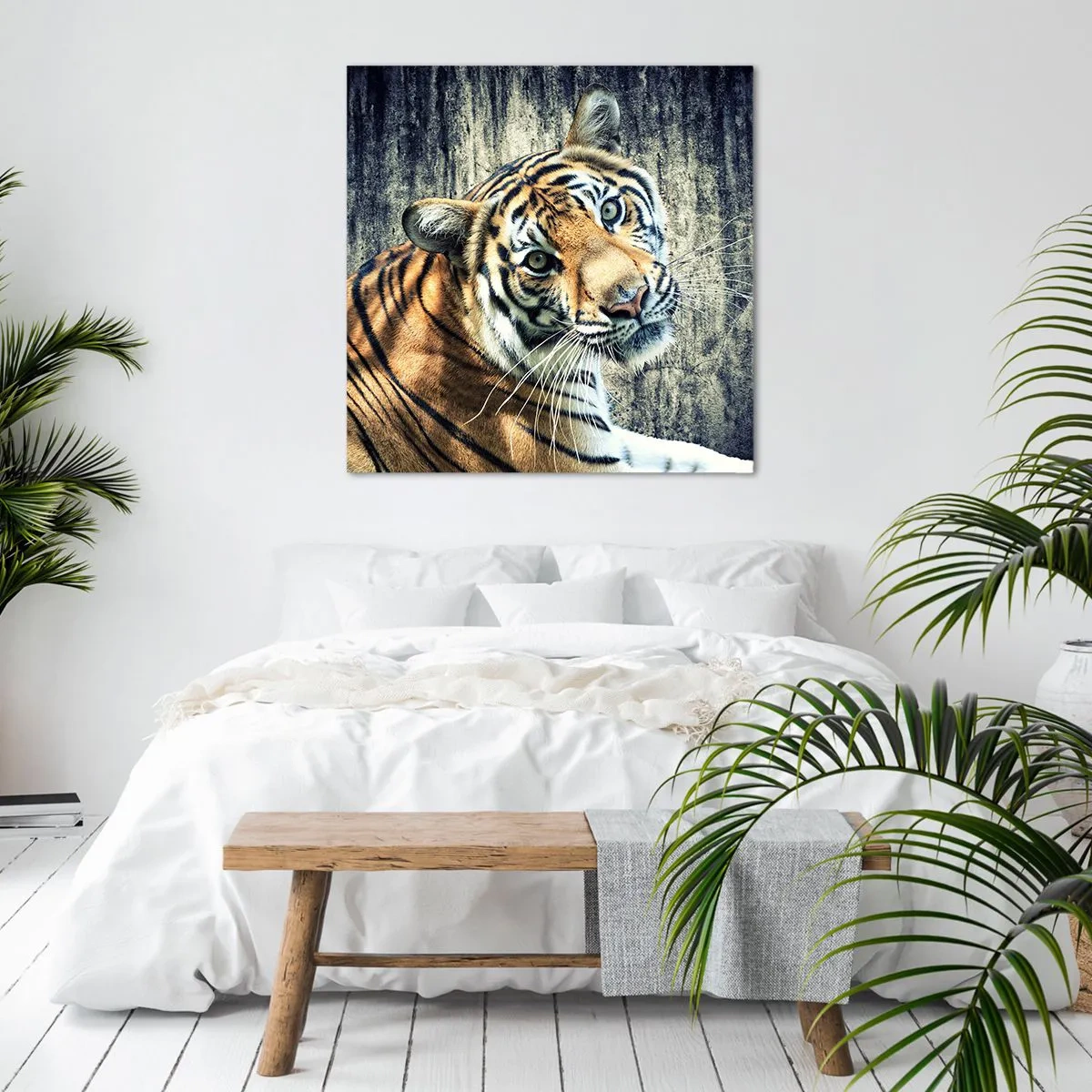 Vászonkép - Portré a fénysugárban - 60x60 cm