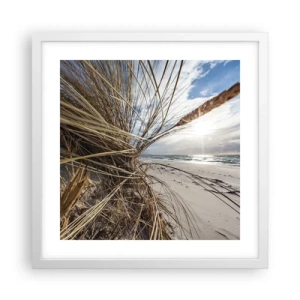 Poszter fekete keretben - Az elemek találkozása - 40x40 cm