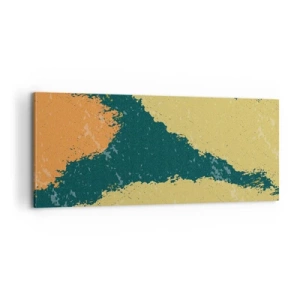 Vászonkép - Absztrakció - lassú mozgás - 100x40 cm