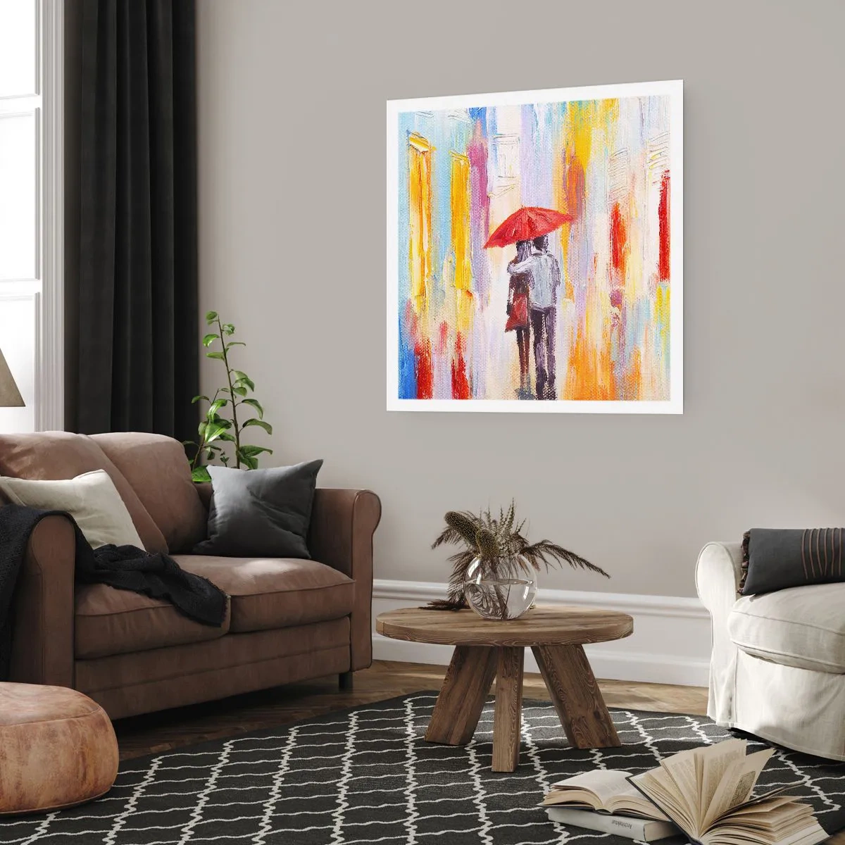 Poszter - Hadd essen az eső - 50x50 cm