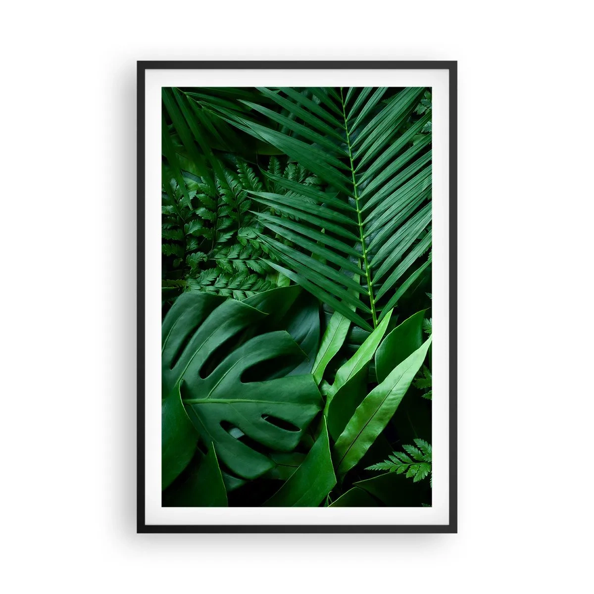 Poszter fehér keretben - Összebújva a zöldben - 61x91 cm