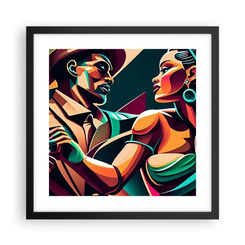 Poszter fehér keretben - A szív ritmusában - 40x40 cm