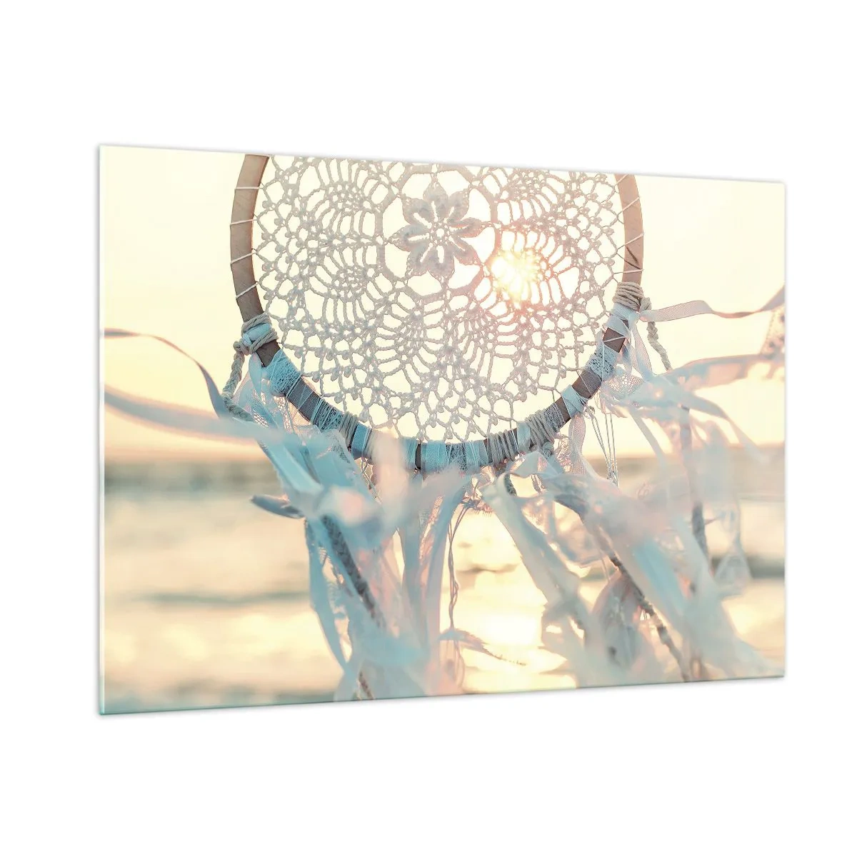 Üveg kép - Csipkés totem - 100x70 cm