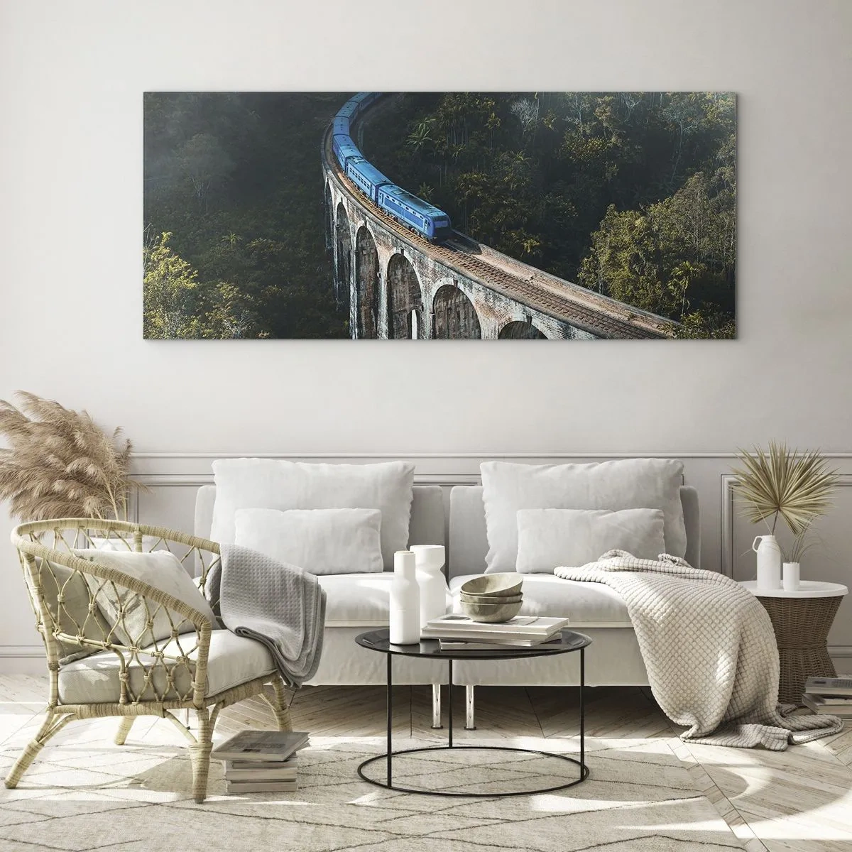 Üveg kép - Vonzódás a természethez - 120x50 cm