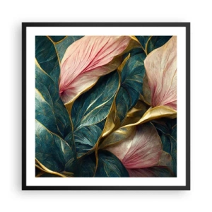 Poszter fehér keretben - Természetes elegancia és stílus - 60x60 cm