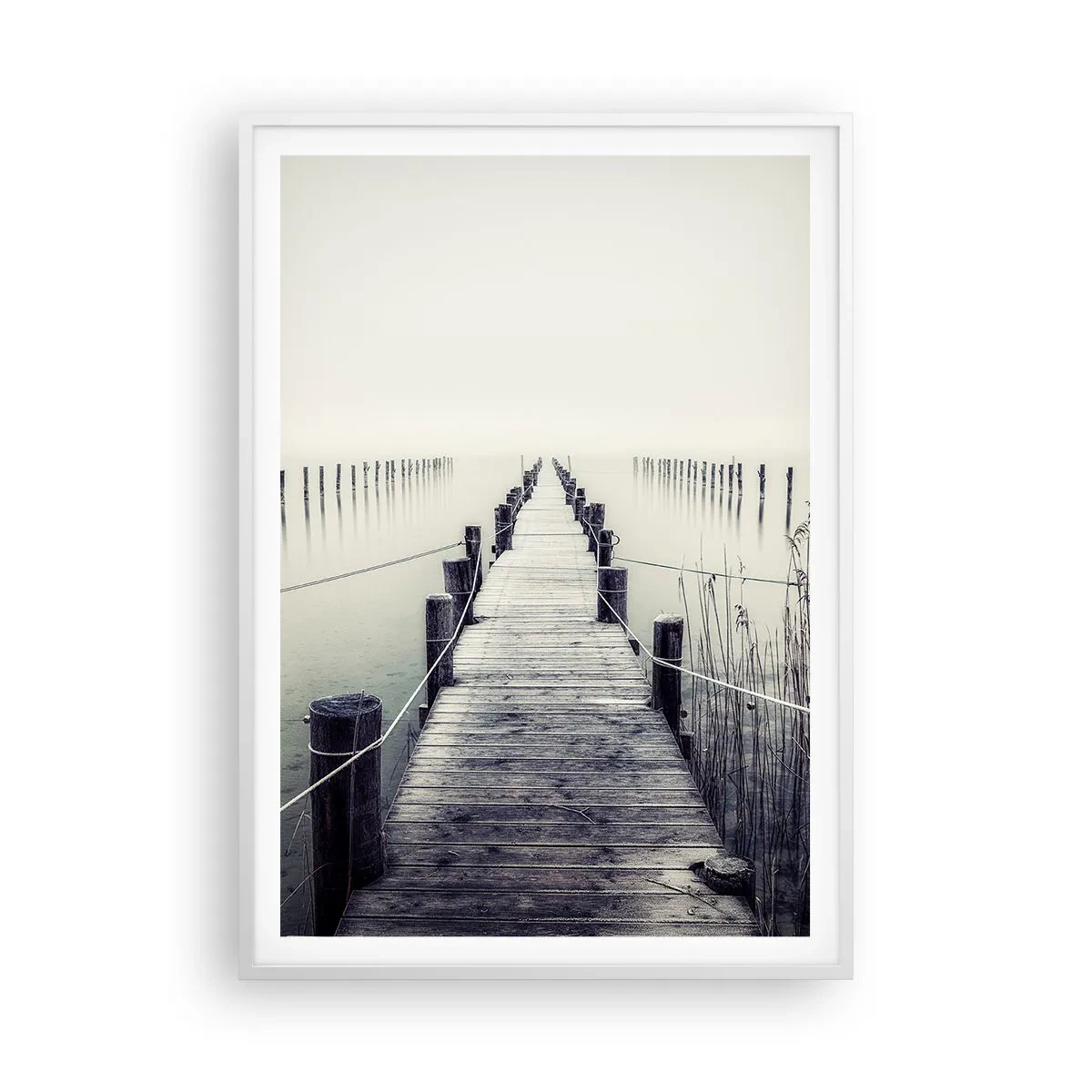 Poszter fekete keretben - Merülj el a békében - 70x100 cm