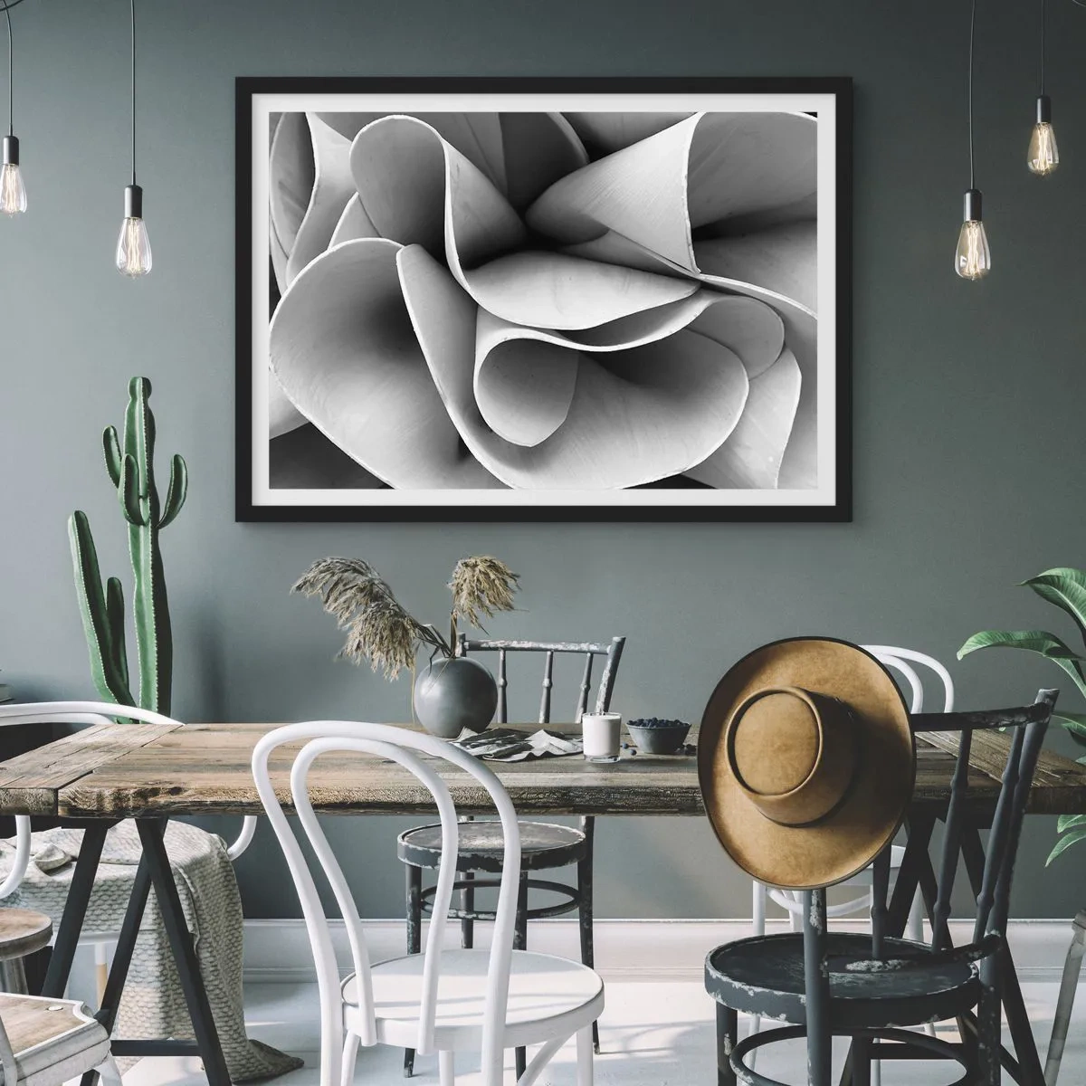 Poszter fehér keretben - Az űrben történik - 70x50 cm