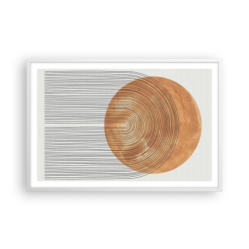 Poszter fekete keretben - Egy napsütéses kompozíció - 91x61 cm