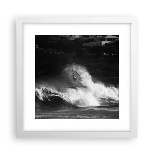 Poszter fekete keretben - Kihívás elfogadva! - 30x30 cm