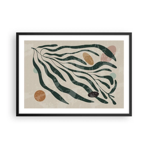 Poszter fehér keretben - Zöldek között - 70x50 cm