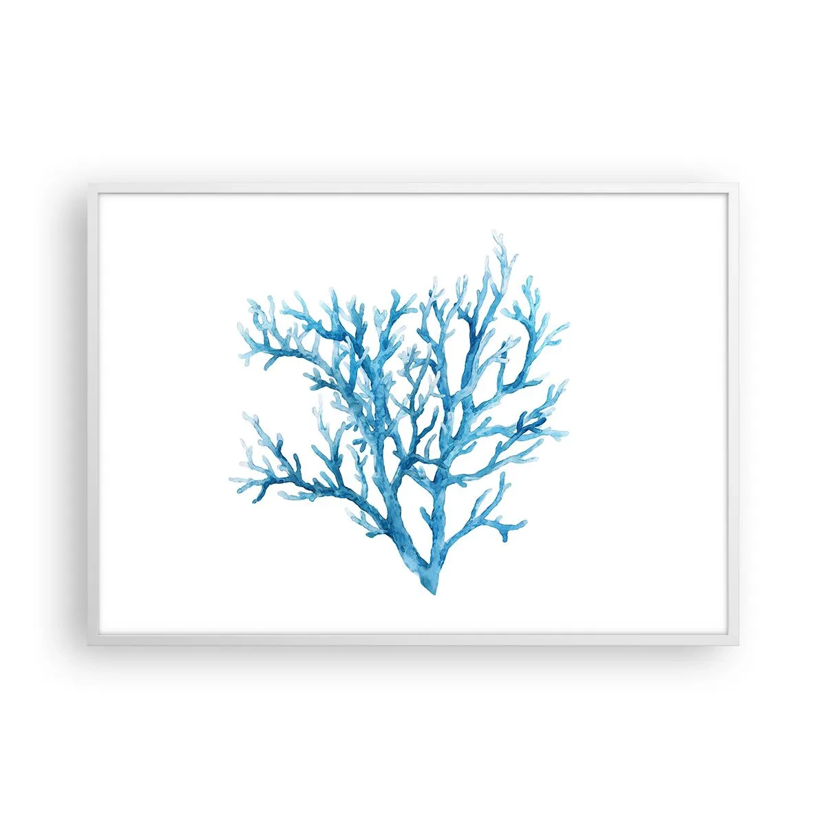 Poszter fekete keretben - Tengeri filigrán - 100x70 cm