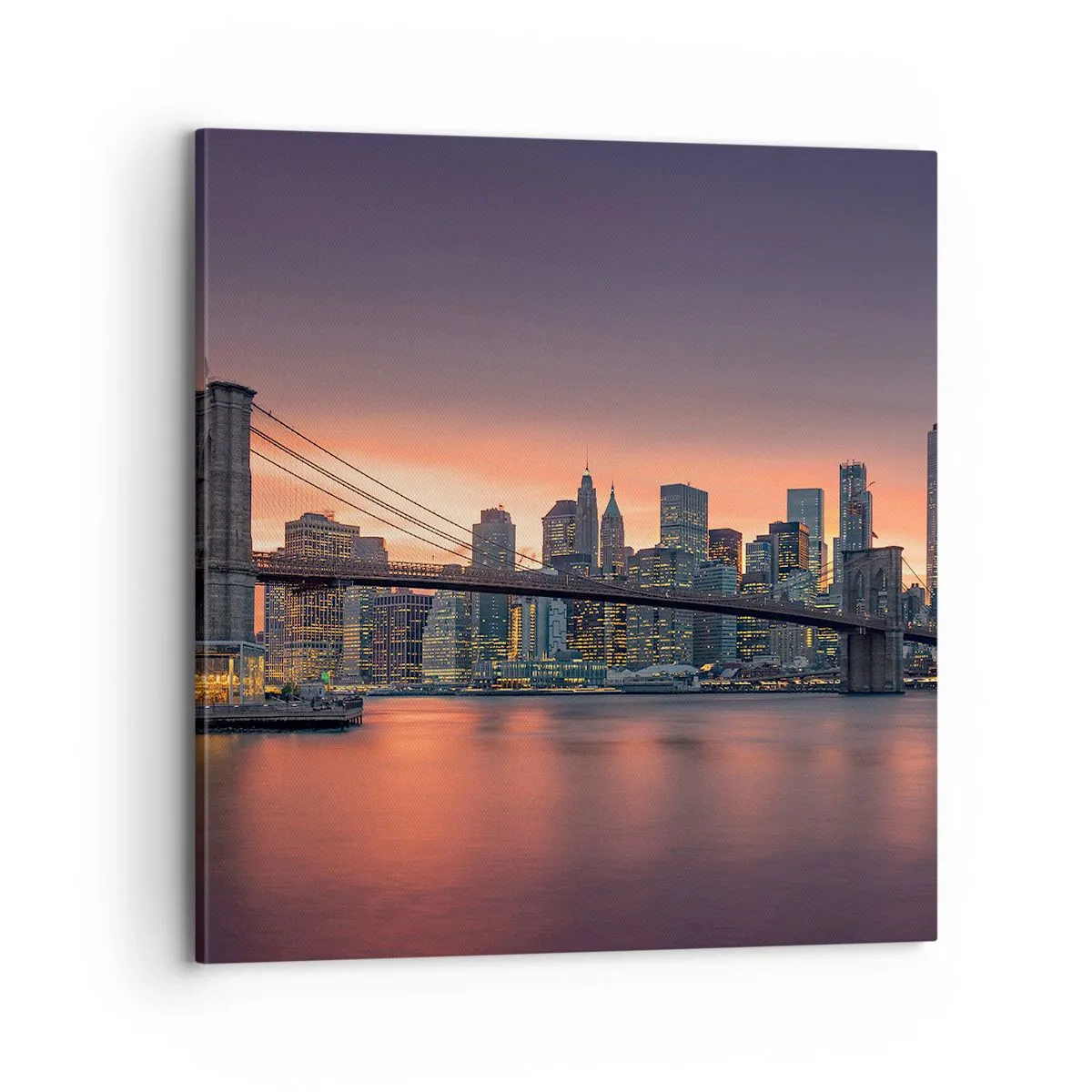 Vászonkép - Lila csendbe merülve - 70x70 cm