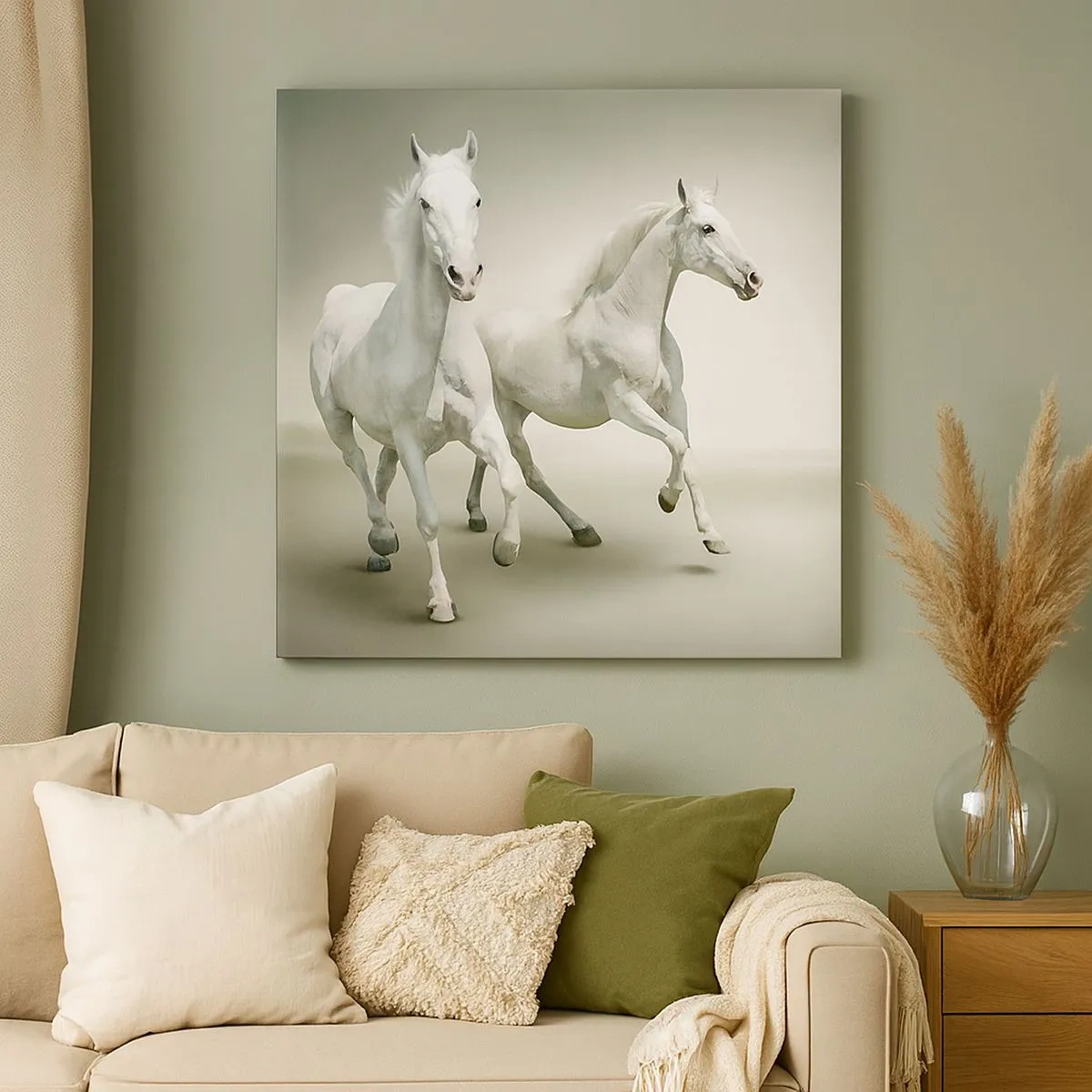 Vászonkép - Fehér erő! - 30x30 cm