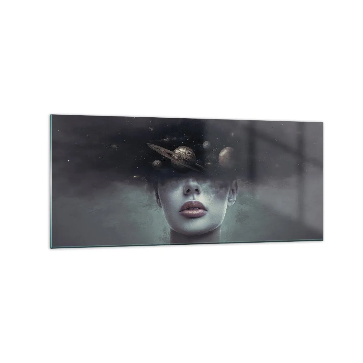 Üveg kép - És a bolygók megvadulnak... - 120x50 cm