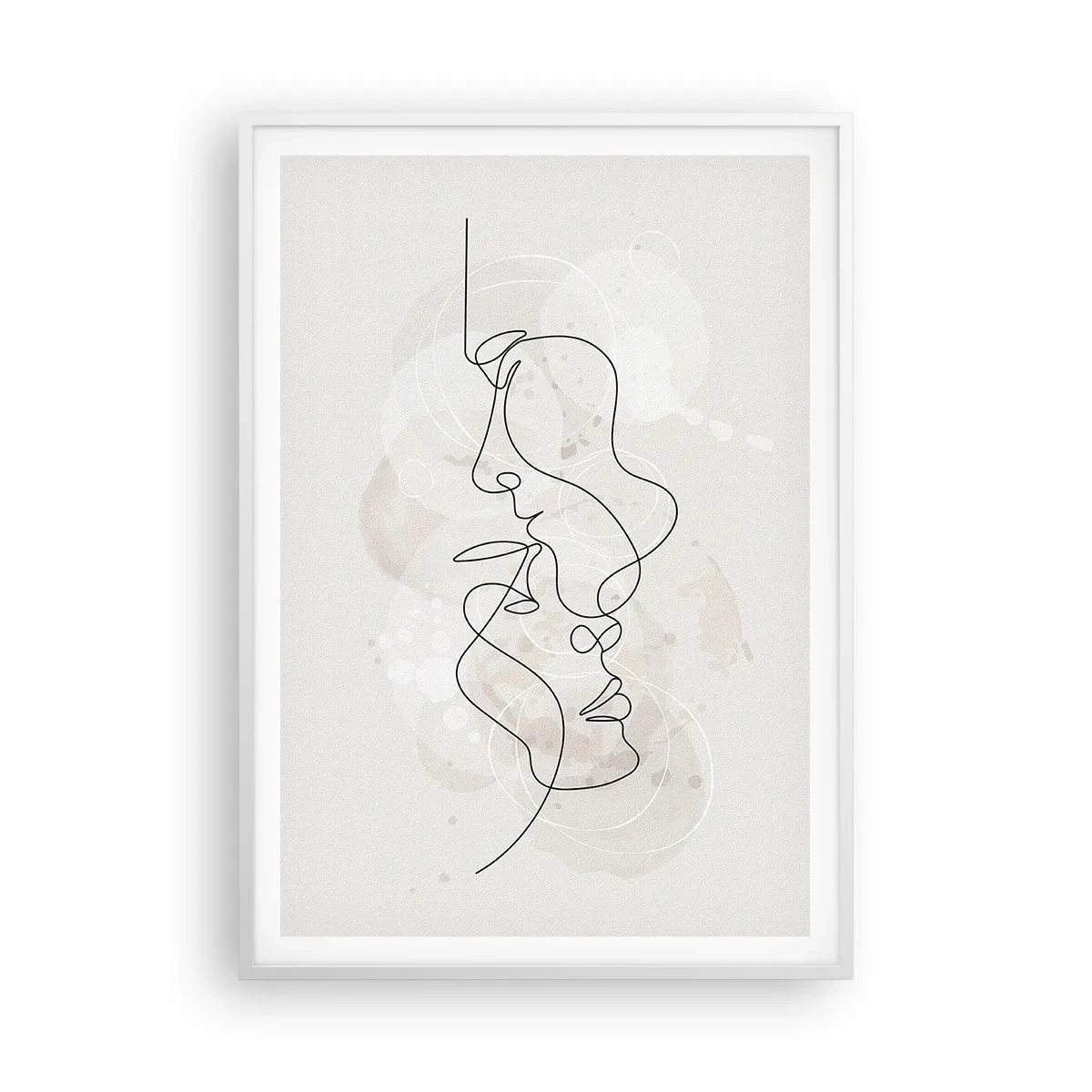Poszter fekete keretben - Ölelésbe gabalyodva - 70x100 cm