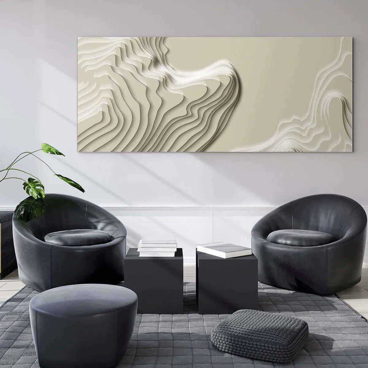 Üveg kép - Művészeti topográfia - 120x50 cm