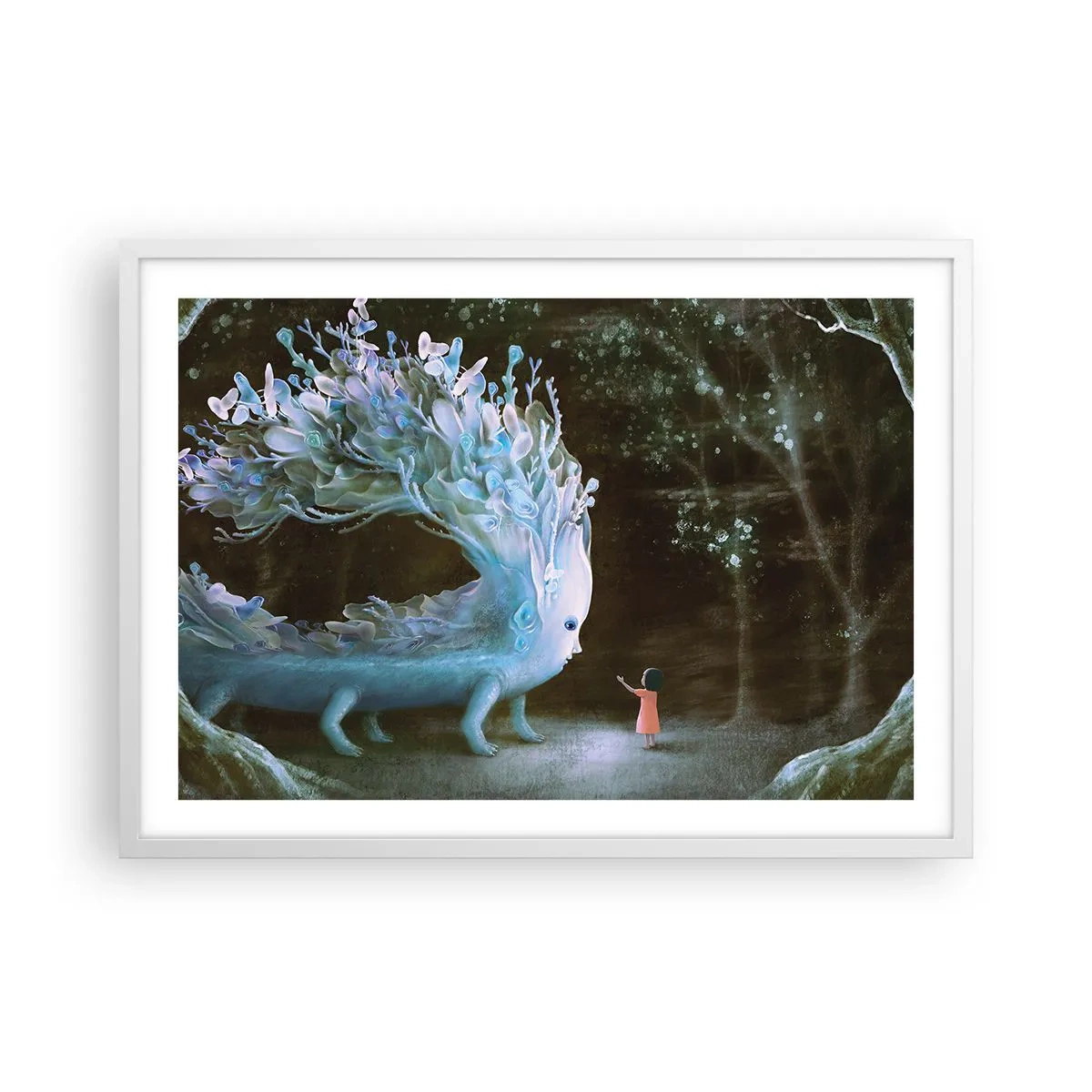 Poszter fekete keretben - Fantasztikus találkozás - 70x50 cm