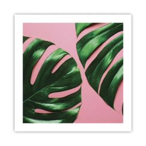 Poszter - Zöld rendez-vous - 50x50 cm