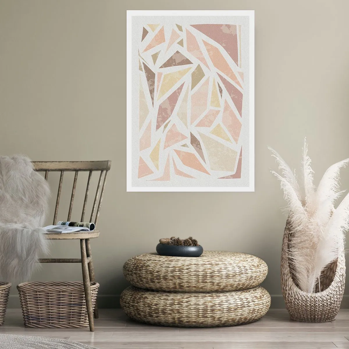 Poszter - Üvegfestmény kompozíció - 70x100 cm