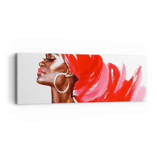 Vászonkép - "Van egy szél, ami kinyitja az ember orrlyukait” - 90x30 cm