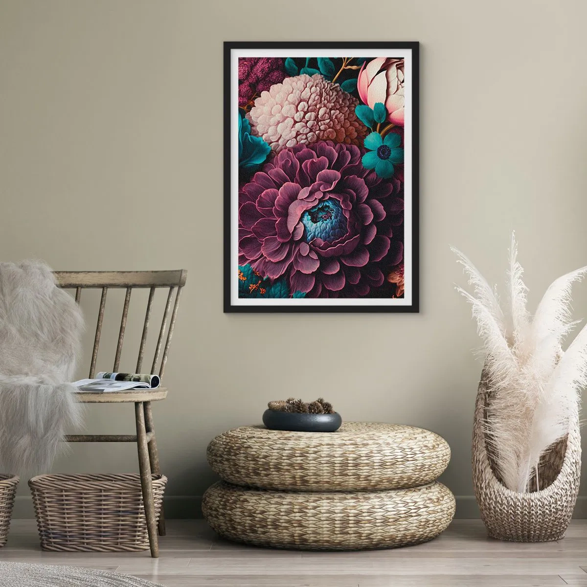 Poszter fehér keretben - A természet bőségében - 40x50 cm