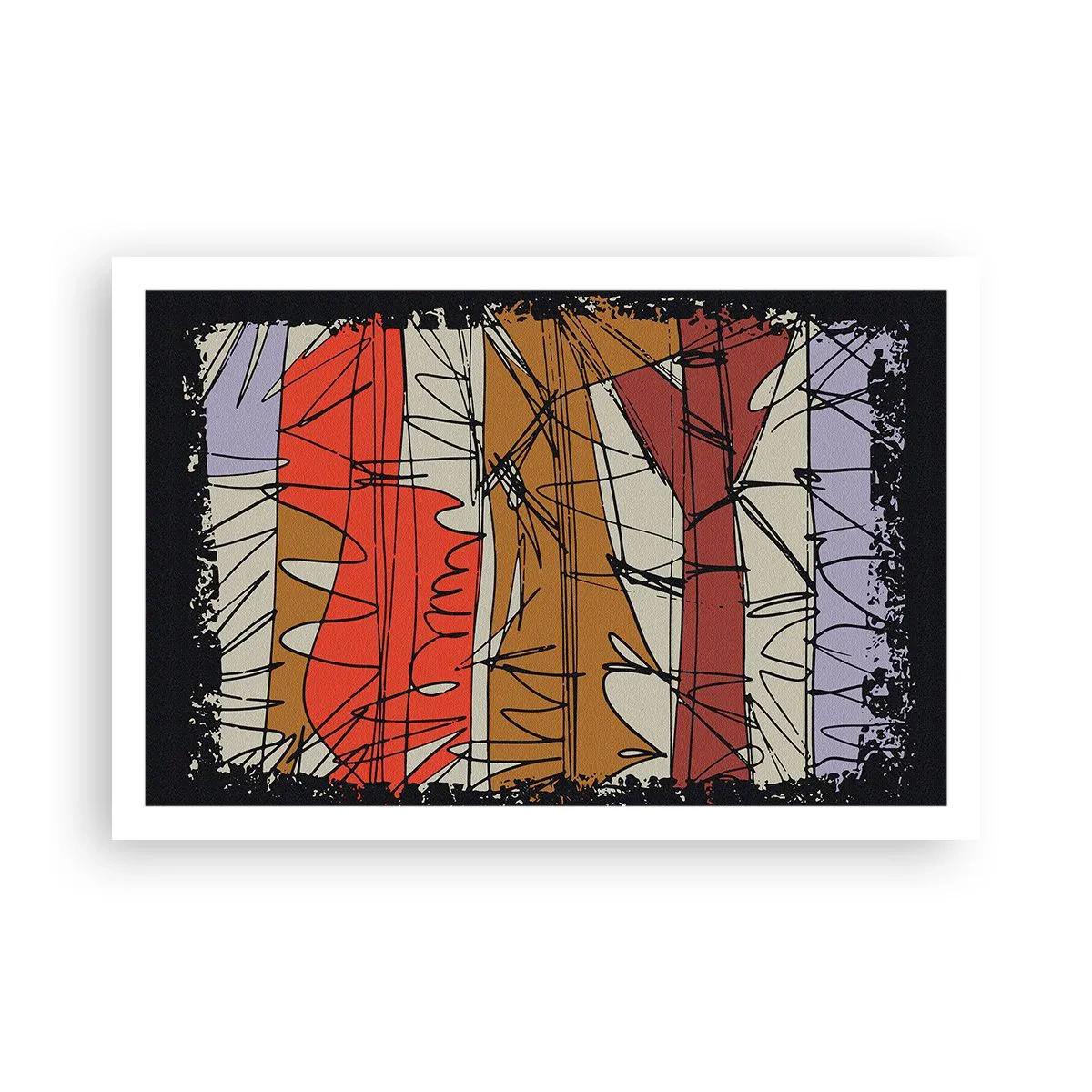 Poszter - Spontán kompozíció - 91x61 cm