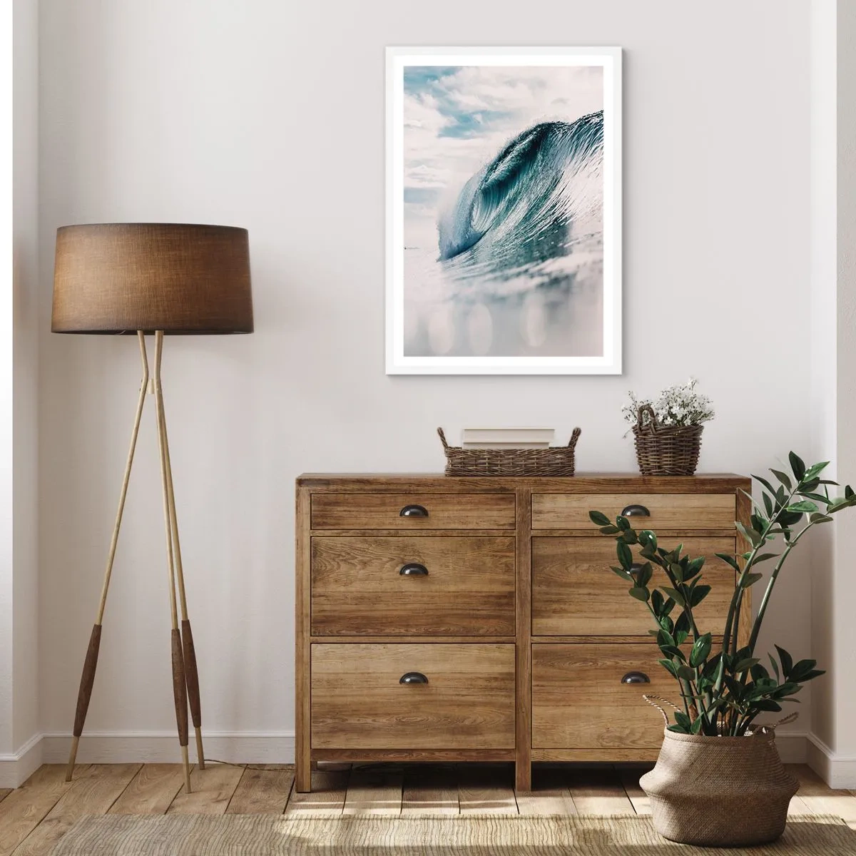 Poszter fekete keretben - Vízcsúcs - 61x91 cm