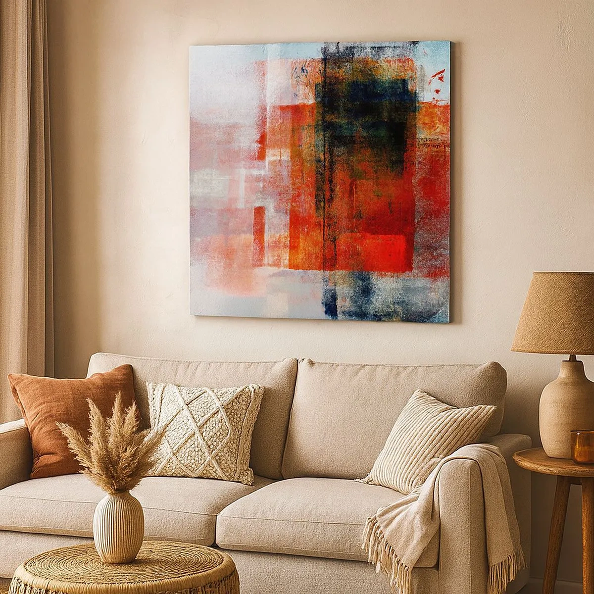 Vászonkép - Izzó kompozíció - 30x30 cm