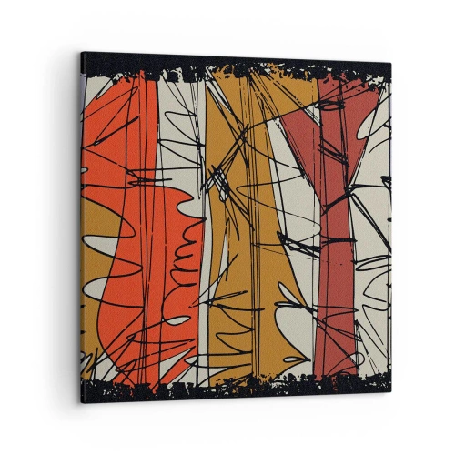 Vászonkép - Spontán kompozíció - 50x50 cm