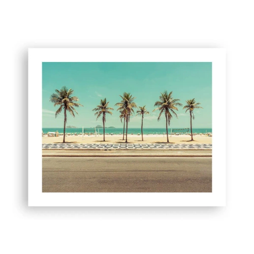 Poszter - A tengerparton - 50x40 cm