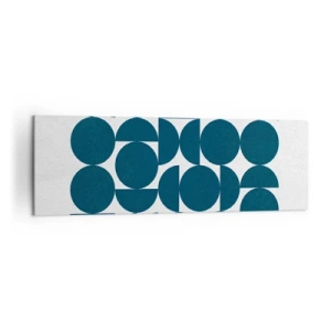 Vászonkép - Körök és félkörök - 160x50 cm