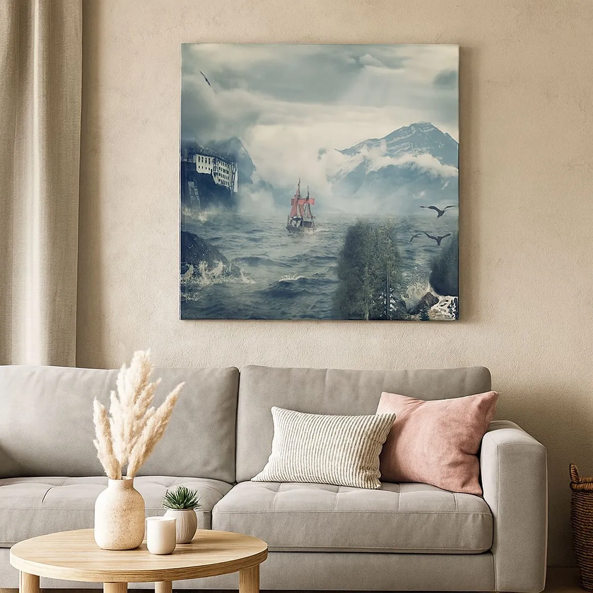 Vászonkép - Varázslatos vizeken - 30x30 cm