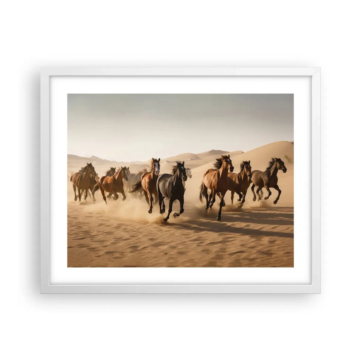 Poszter fekete keretben - Szabad, mint a szél - 50x40 cm