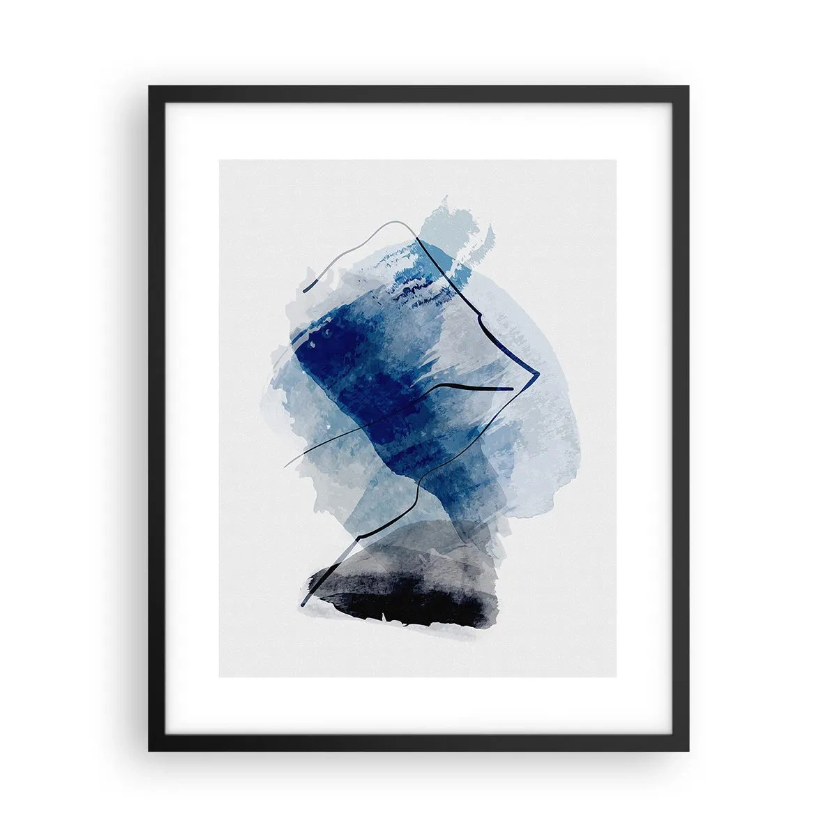 Poszter fehér keretben - Jéghegy - 40x50 cm