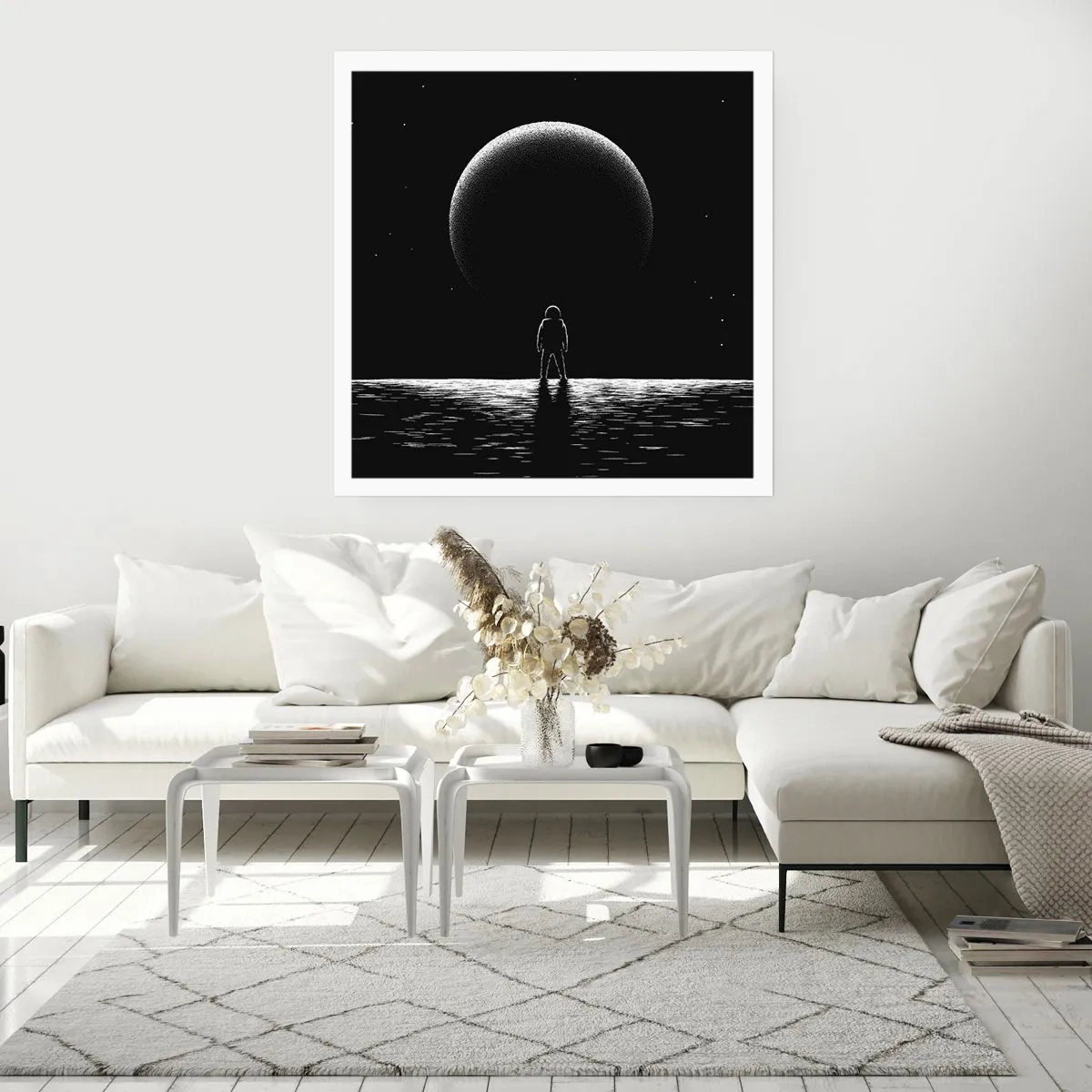 Poszter - Szemtől szemben - 40x40 cm