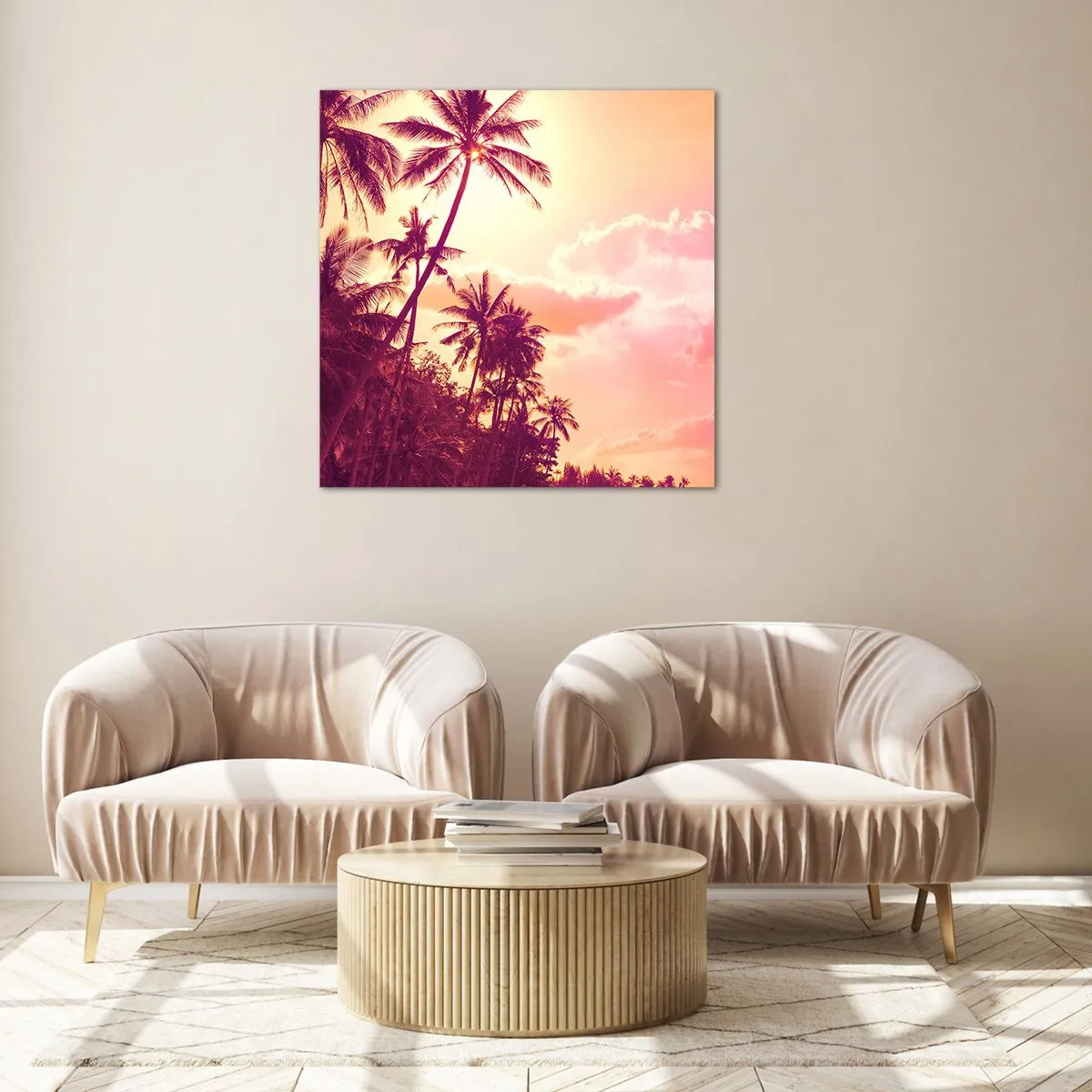 Üveg kép - Választanod kell - 50x50 cm