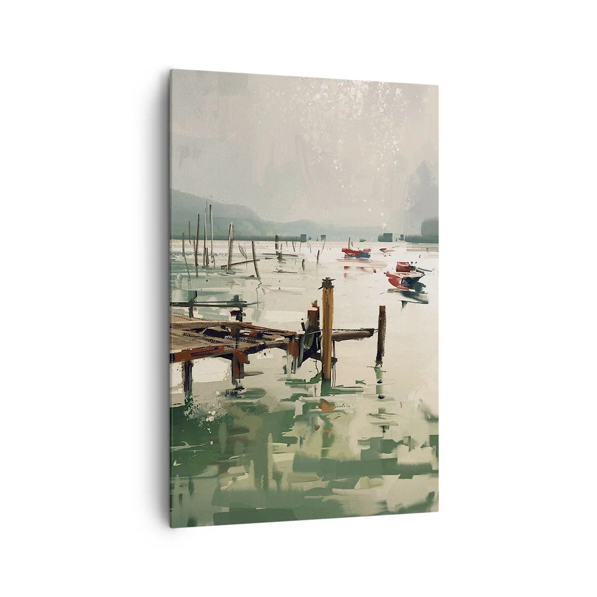 Vászonkép - Leöntött olvasztott holddal - 80x120 cm