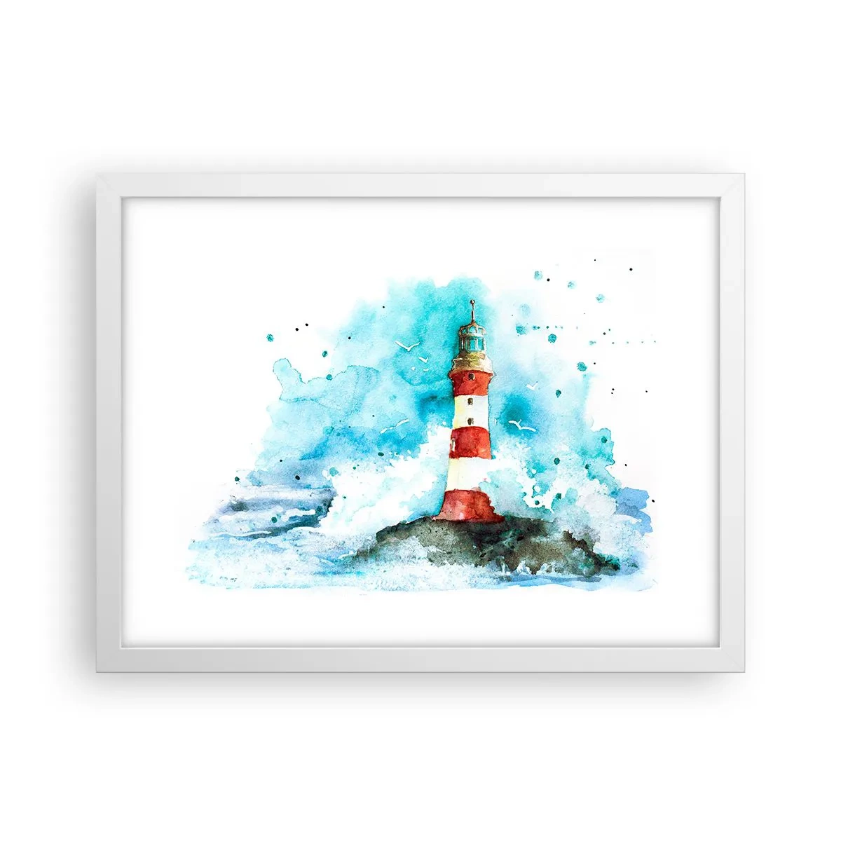 Poszter fekete keretben - Az elemek egysége - 40x30 cm