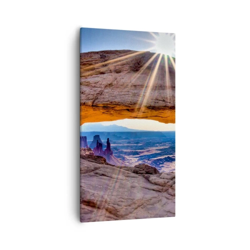 Vászonkép - A sziklakapun át - 55x100 cm